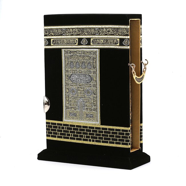 Mirac Koran staand met Kabe motief Goud
