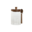 Mirac Glass storage jar with a wooden lid and spoon