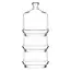 Mirac LAV 3-piece mini (stackable) Glass Tray