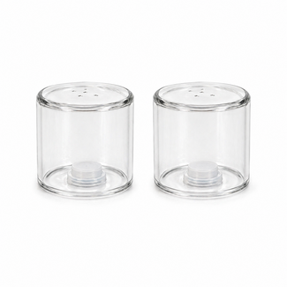Mirac 2x Glazen sade Zout en Peperstel