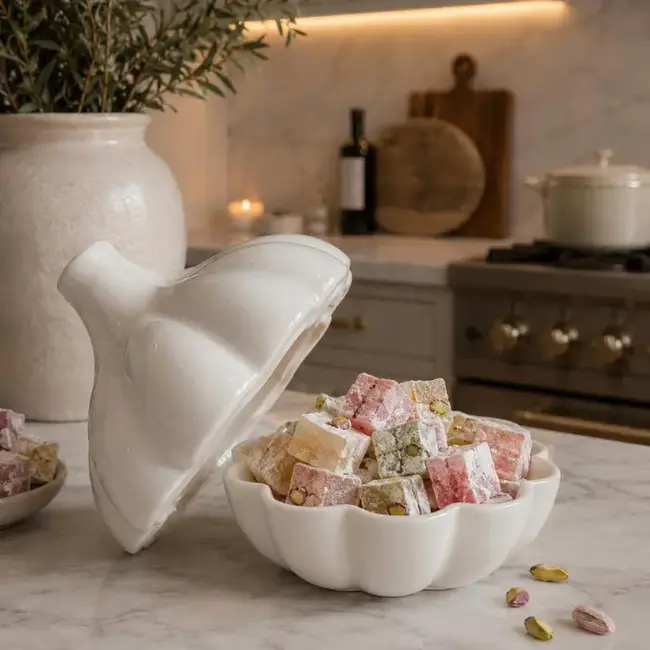Mirac Garlic serveerschaal met deksel