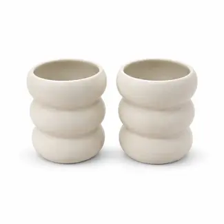 Mirac Bubble mokken set van 2 - Beige Mat