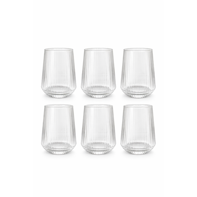 Mirac Lines Drinkglazen  - set van 6