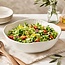 Mirac Cermico White  serving/salad  bowl