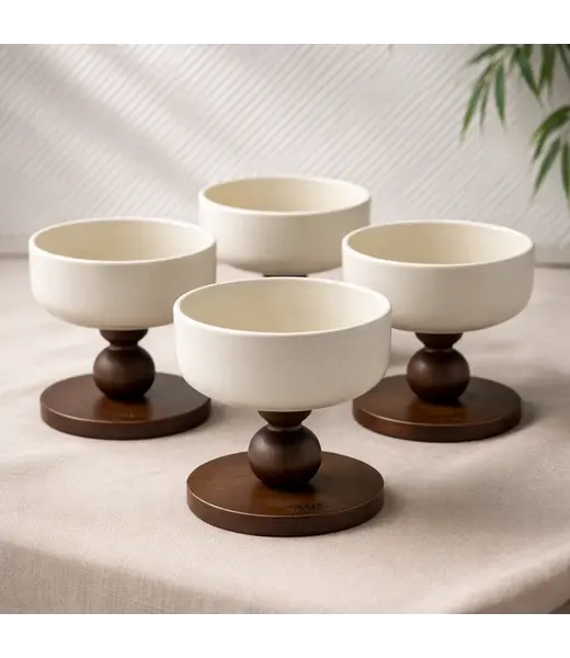 Bavary  Sora footed serving bowls