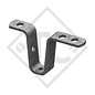 Skid bracket for unbraked tubular drawbars, 203037