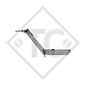 Towbar connection toothed washer type 103 VB vers. G height-adjustable with drawbar section up to 1000kg