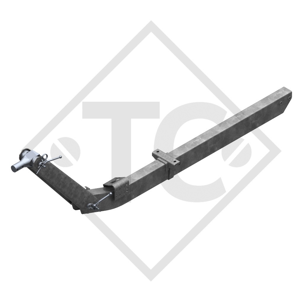 Towbar connection toothed washer type 70.1 VO vers. C1 height-adjustable with drawbar section up to 750kg