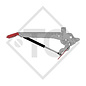 Towbar connection toothed washer type 75 VU vers. A1 height-adjustable with drawbar section up to 750kg and parking brake