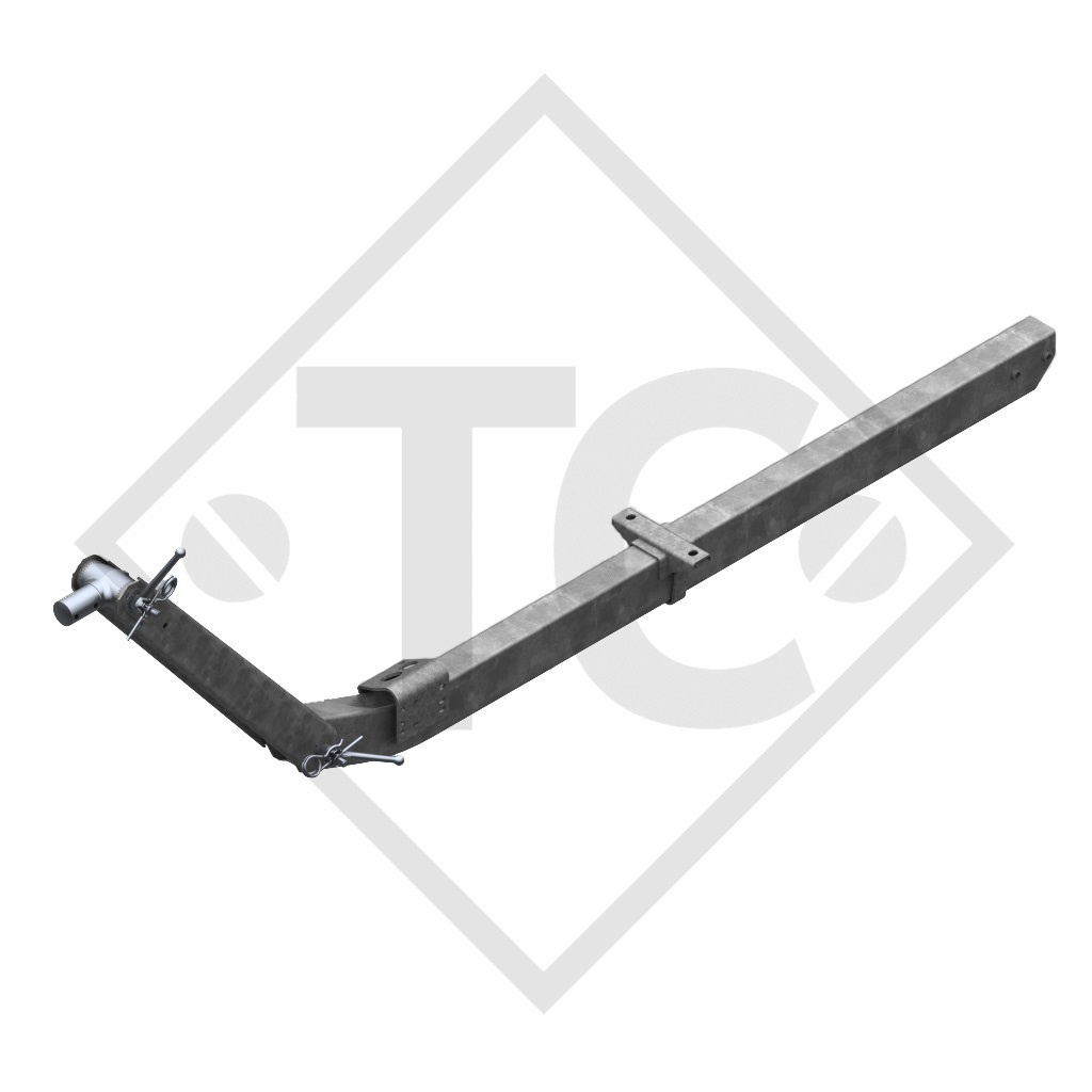 Towbar connection toothed washer type 102 VB vers. N height-adjustable with drawbar section up to 1100kg