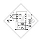 Zugverbindung Zahnscheibe Typ 162 VB Ausf. M höhenverstellbar mit Deichselprofil bis 1600kg