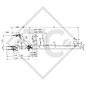 Timone regolabile in altezza tipo 501 VB vers. A per rimorchio con frenatura ad aria 5000kg