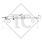 Timone regolabile in altezza tipo 501 VB vers. A per rimorchio con frenatura ad aria 5000kg