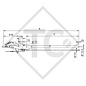 Enganche de inercia cuadrado modelo 60 S/2 - R4 vers. B3 con lanza recta 450 a 750kg