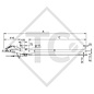 Enganche de inercia cuadrado modelo 90 S/3 - R4 vers. B3 con lanza recta 700 a 1000kg