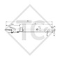 Auflaufeinrichtung vierkant Typ 251 S - R26 Ausf. A mit Deichselprofil gerade 1500 bis 2600kg