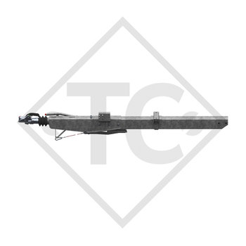 Auflaufeinrichtung vierkant Typ 2,8 VB/1-C - R35 Ausf. B mit Deichselprofil gerade 2500 bis 3500kg