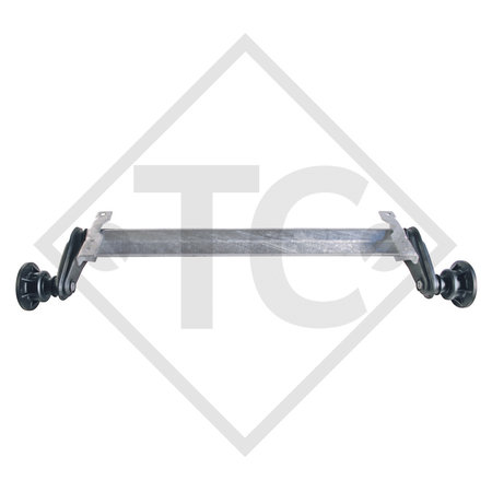Unbreaked axle 1000kg UBR PLUS axle type UBR 850-10