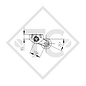 Essieu UBR PLUS 1000kg non freiné type d'essieu UBR 850-10