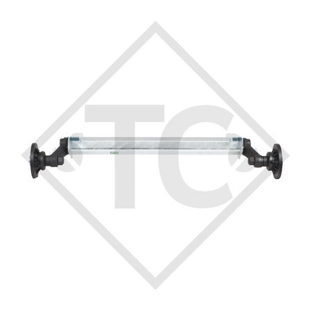 Assale sfrenato 1800kg PLUS tipo di assale 1800-9