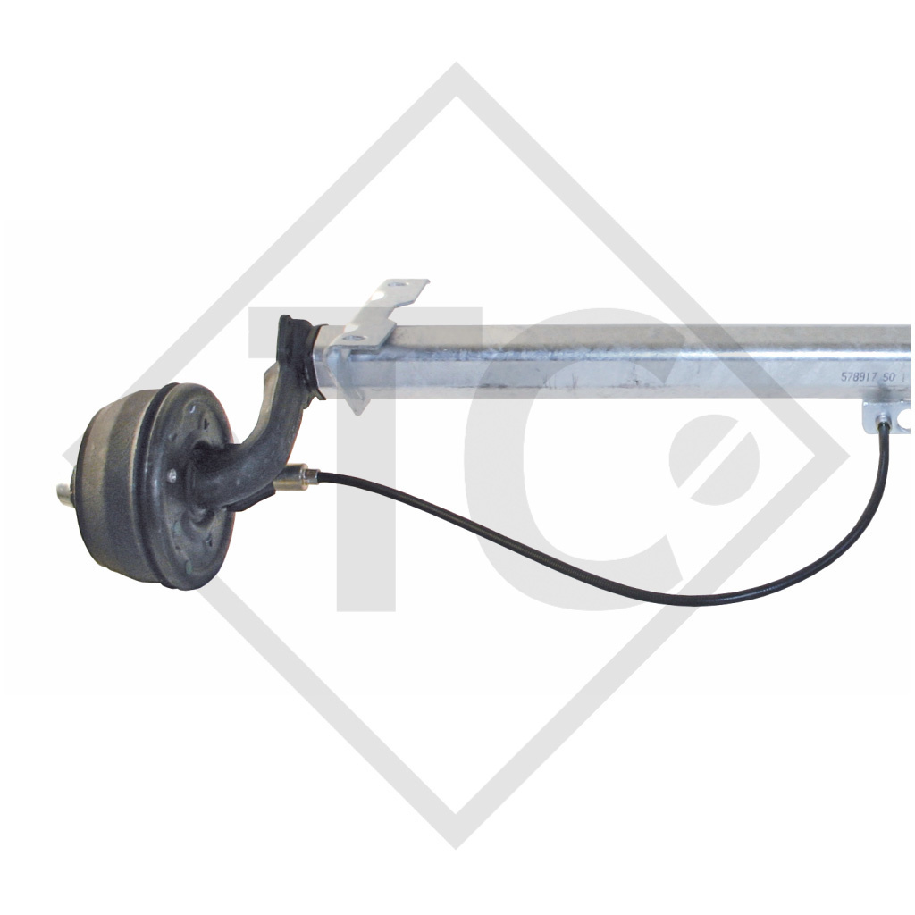 Braked axle 750kg BASIC axle type B 700-5