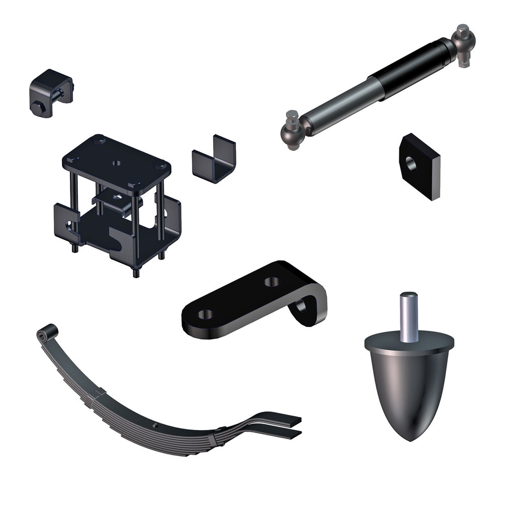 ACCESSORIES FOR RIGID BRAKED AXLES