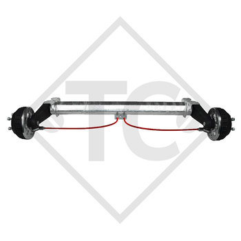 Tandem Vorderachse gebremst 1350kg PLUS Achstyp B 1200-5 mit AAA (Automatische Nachstellung der Bremsbeläge)