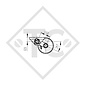 Assale frenato 1600kg BASIC tipo di assale B 1600-1