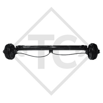 Braked steel spring axle 3500kg PLUS axle type BT 3500