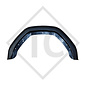 Mudguard, single axle trailer, plastic suitable for all common trailer types