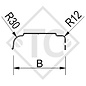 Mudguard, single axle trailer, plastic suitable for all common trailer types