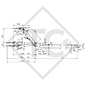 Auflaufeinrichtung höhenverstellbar 101 VB COMPACT mit Deichselprofil gekröpft 510 bis 1000kg