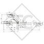 Freno a repulsione regolabile in altezza 101 VB COMPACT con timone curvo 510 - 1000kg