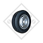 Wheel 145/80-10 S-255 with rim 3.50x10, suitable for all common trailer types