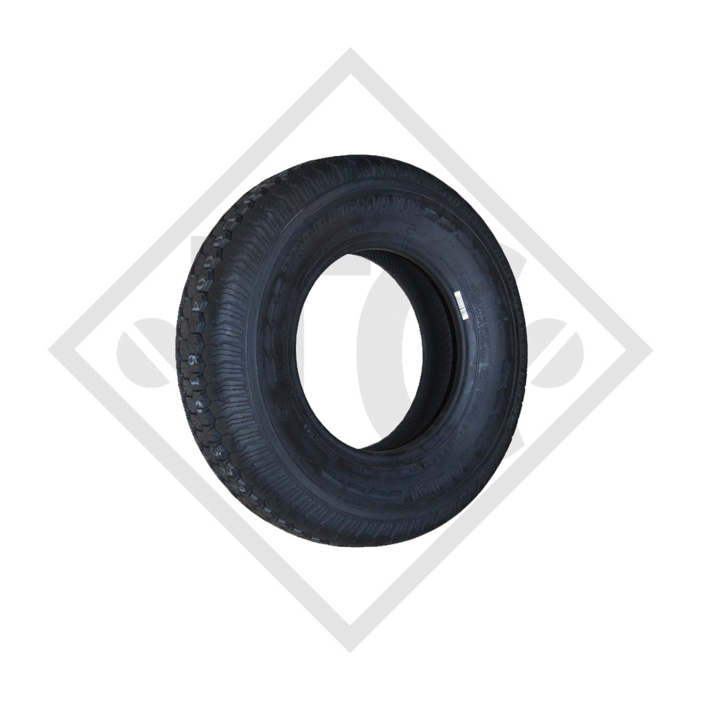 2x Neumático 205/65-10 98N, TL, K399, 10PR, (20.5x8.0-10) (1 par), adecuados para todos los tipos de remolque