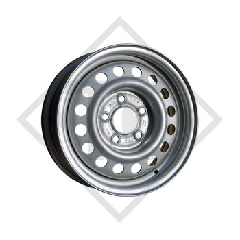 Trailer rim 5.50Jx15 H2, 5/66/112, ET +30, 363301