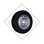 Wheel 20.5x8.0-10 C-834 with rim 6.00Ix10, suitable for all common trailer types