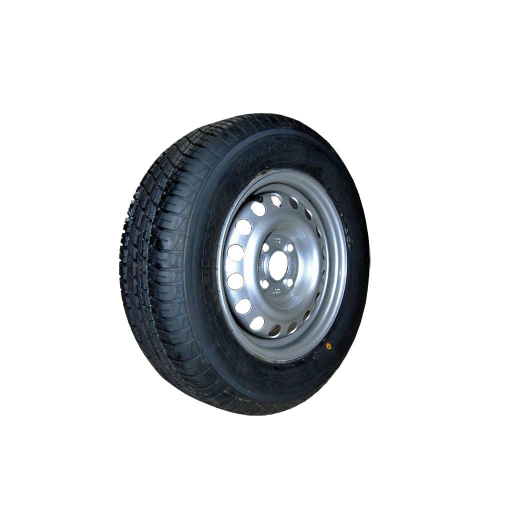 WHEEL AND TYRE PACKAGE, COMPLETE, TYRE SIZE 14 INCH