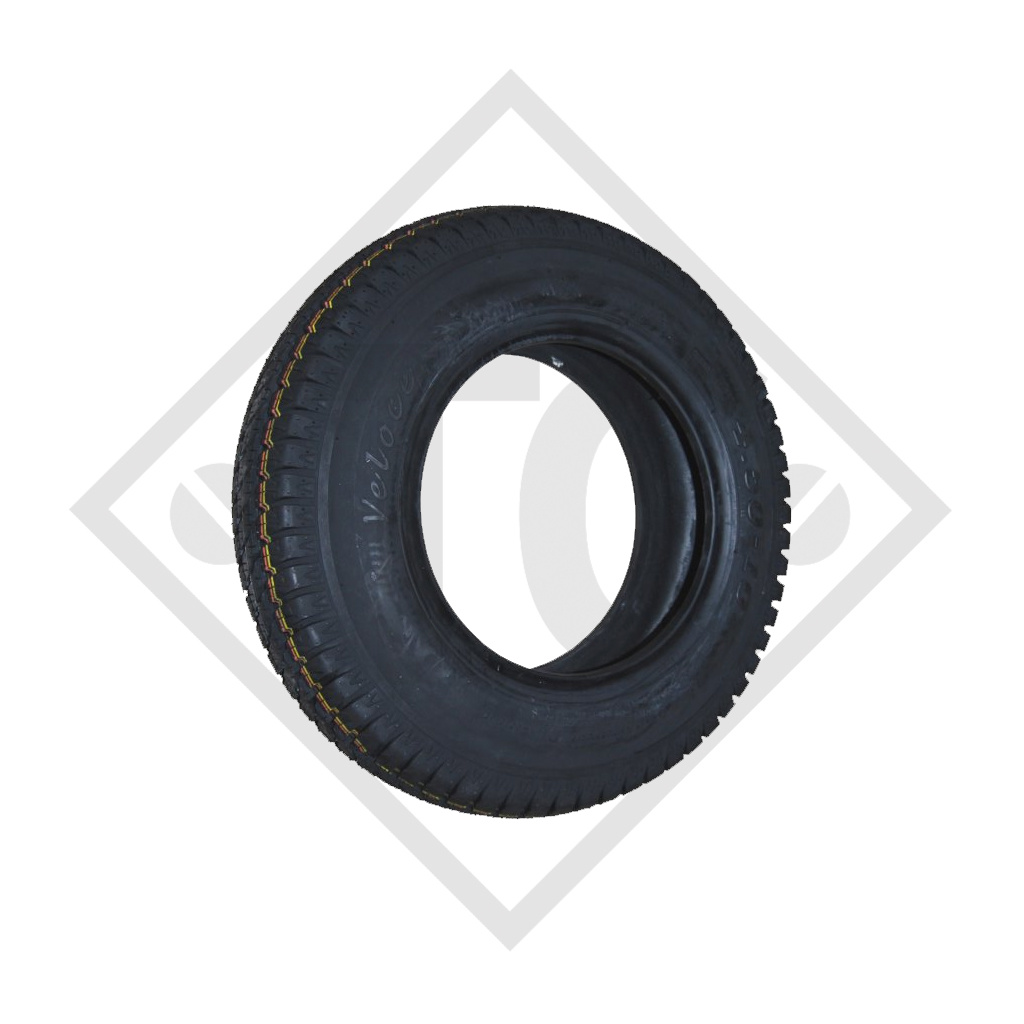 Tyre 4.50-10 76M, TL, K364, 6PR, suitable for all common trailer types