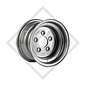 Trailer rim 6.00Ix10 H2, 5/67/112, ET -4, suitable for all common trailer types