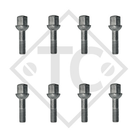 BILSTEIN Kugelradschraube M14x1.5, Set 8 Stück