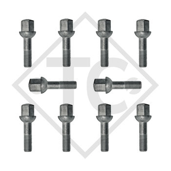 BILSTEIN ball-head wheel bolt M14x1.5, set of 10 pieces