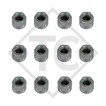 BILSTEIN Radmutter M18x1.5 Kugel, Set 12 Stück