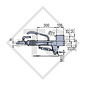 Overrun device V type  ZAF 2,0-3, 1250 to 2000kg, 48.36.581.104