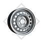 Trailer rim 5.00Jx13 H2, 5/66.5/112, ET +33, 43203105-02, suitable for all common trailer types