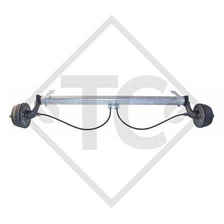 Essieu BASIC 750kg freiné type d'essieu B 700-5