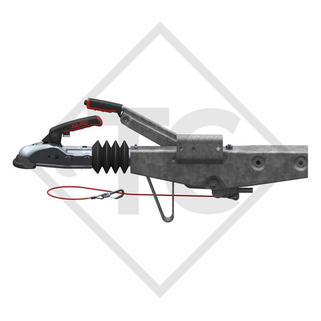 Commande de freinage pour timon carré type 90S/3, 700 à 1000kg