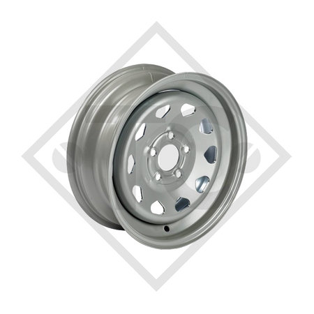 Trailer rim 6.00Jx16 H2, 5/66.5/112, ET +30, 306049