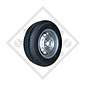 Wheel 155/70R13 FTR 01 with rim 4.50x13, suitable for all common trailer types