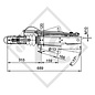 Commande de freinage avec semelle en V type 251S, 1500 à 2700kg